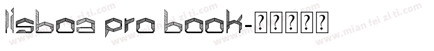 lisboa pro book字体转换